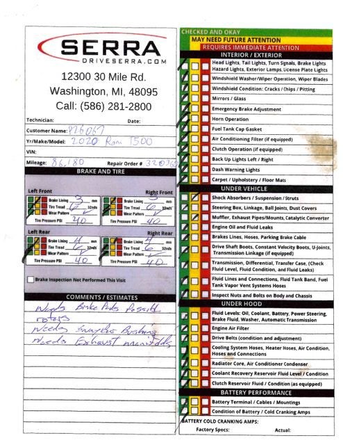 2020 RAM 1500 Big Horn