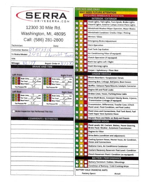 2021 Chevrolet Traverse LT Cloth