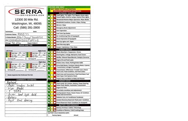 2016 Chevrolet Traverse LT