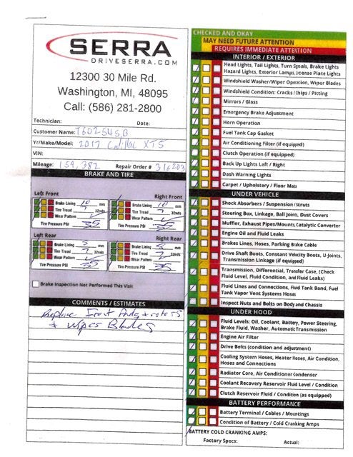 2017 Cadillac XT5 Luxury FWD