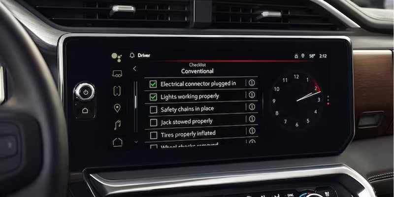 2024 GMC Sierra new console