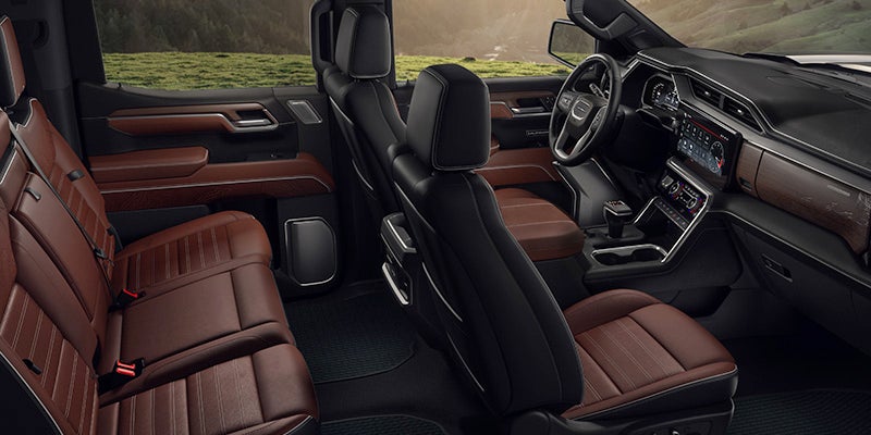 New color design for seats of a 2024 GMC Sierra 1500