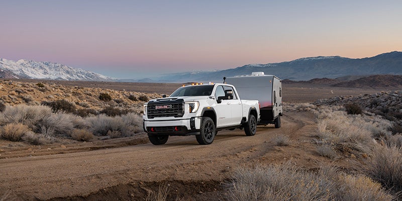 2024 GMC Sierra outside on the desert