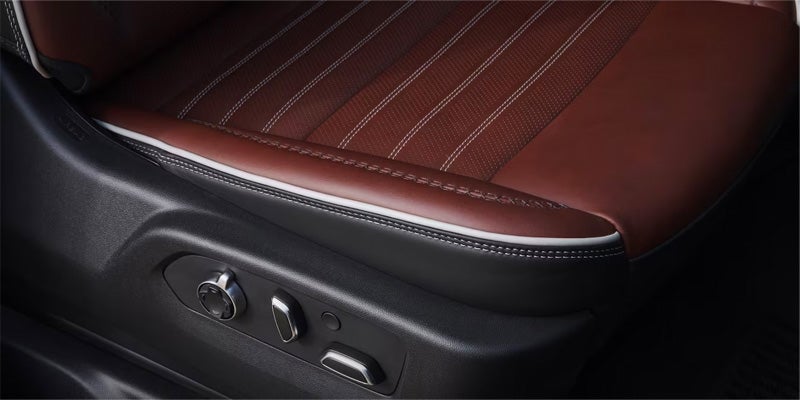 The passenger seat of a 2024 GMC Sierra