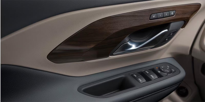 passenger door interior design of a 2024 GMC Terrain
