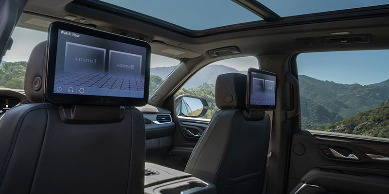 GMC Yukon touch pads inside of the car