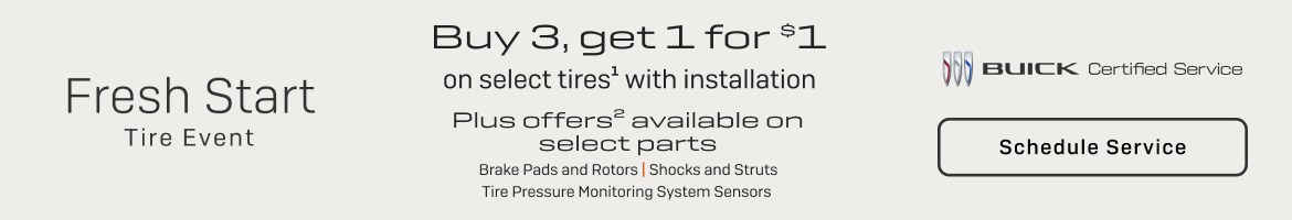 Buy 3 Tires Get 1 for $1 Offer
