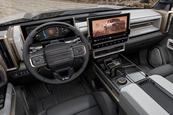 A 2022 hummer EV interior design