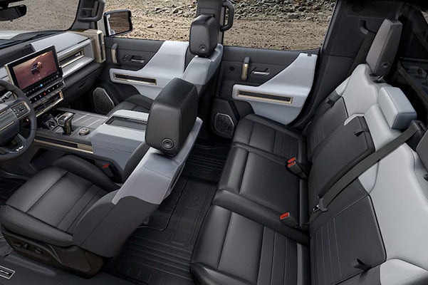 A 2022 hummer EV interior design